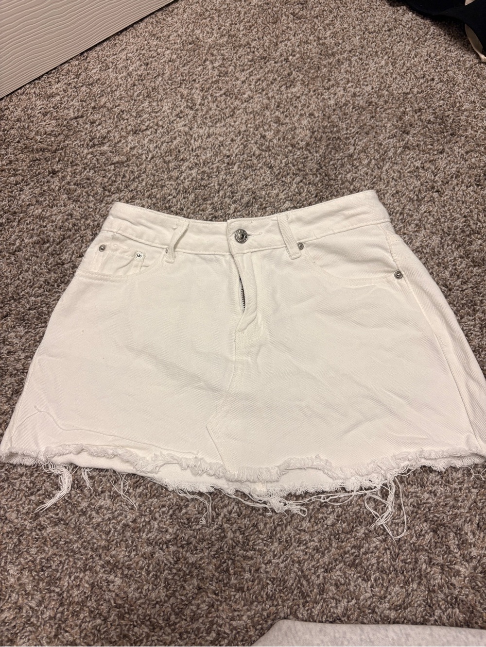 Whitefox Boutiqe White Denim Skirt